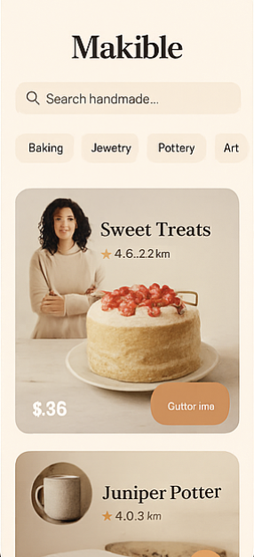 Makible app screenshot 1